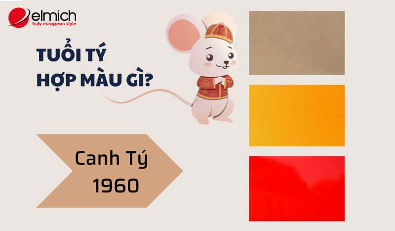 Màu vàng, nâu đất là những màu may mắn cho người tuổi Canh Tý
