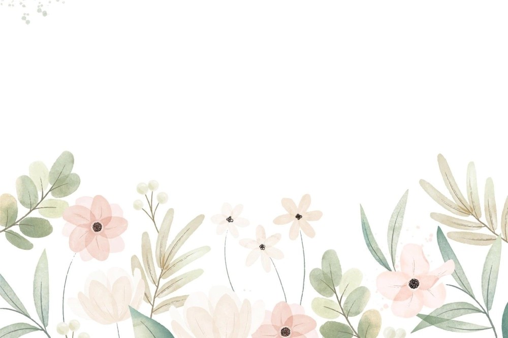 Bắt kịp xu hướng với background hoa nhí Hàn Quốc mới