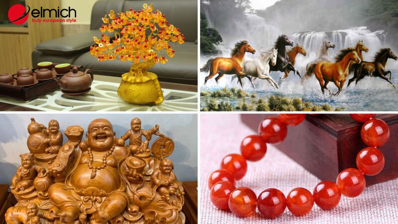 Màu vật phẩm phong thủy hợp mệnh Thổ 2006