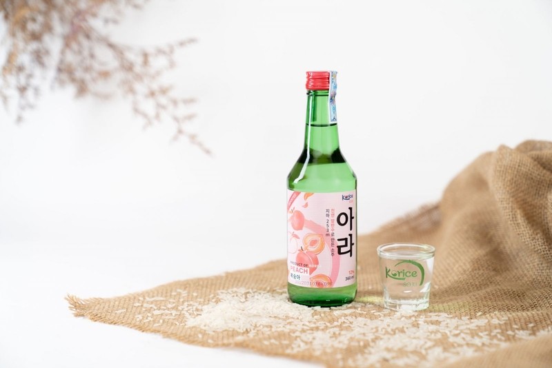 Rượu soju có hương vị trái cây rất đa dạng