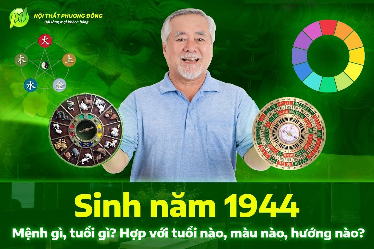 Bản mệnh và hướng hợp của người tuổi Giáp Thân 1944