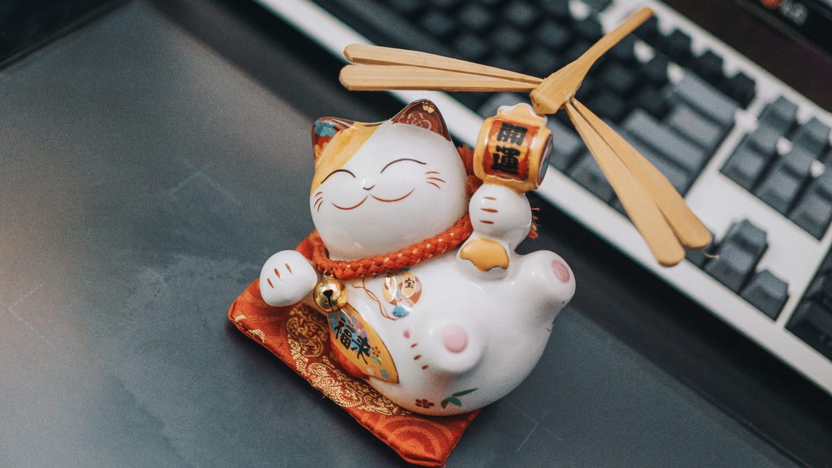 Hình nền may mắn trong công việc thịnh vượng