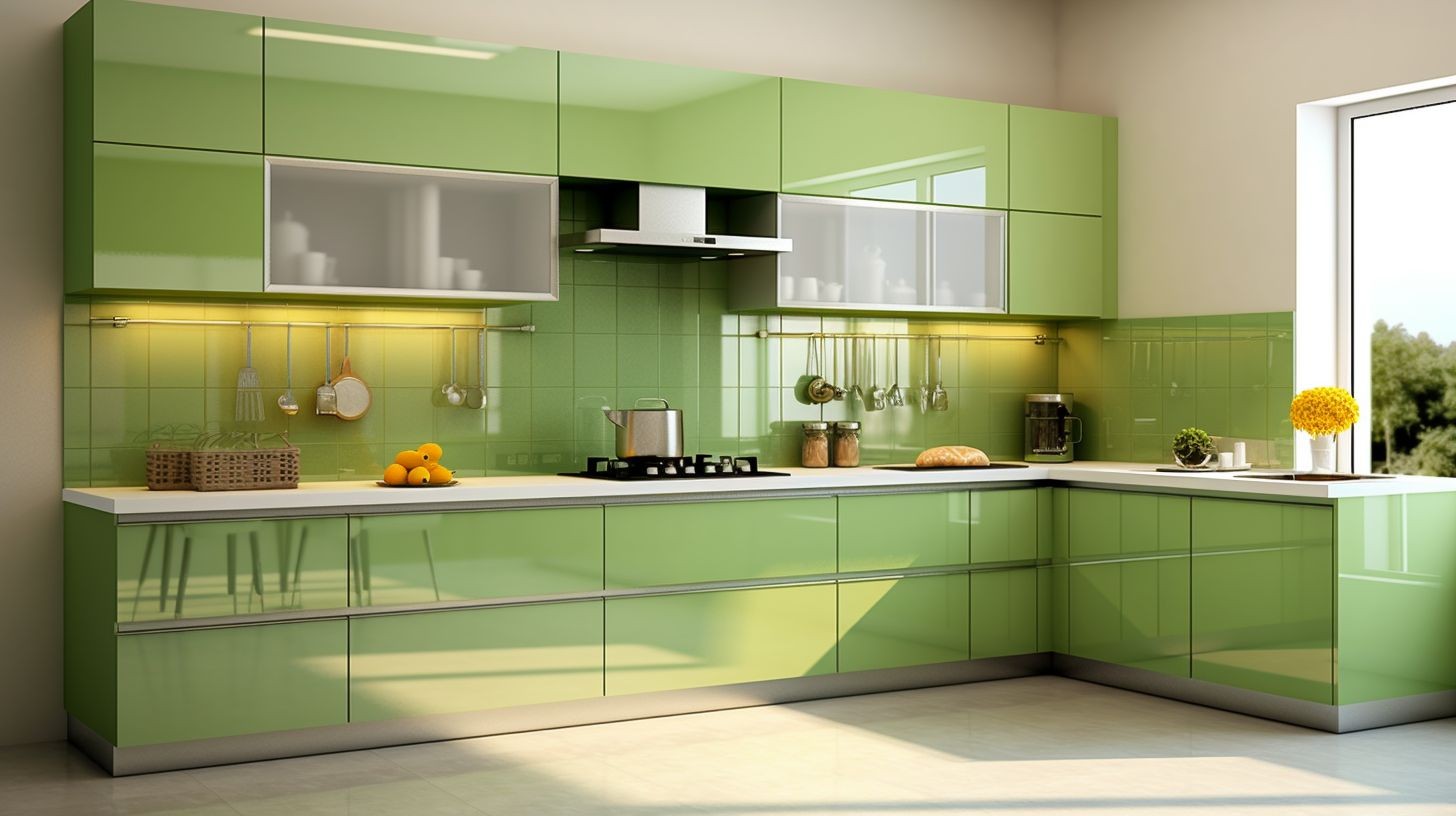 Phong cách tủ bếp hiện đại với màu sắc hợp mệnh người tuổi Nhâm Ngọ